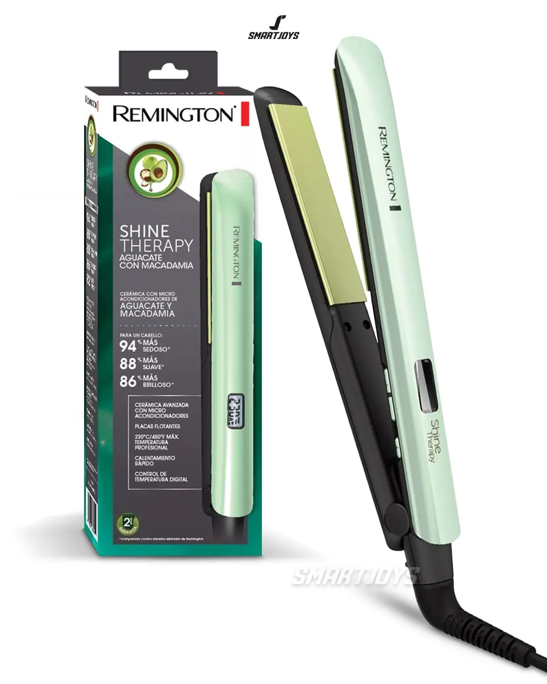 PLANCHA DE CABELLO REMINGTON AGUACATE