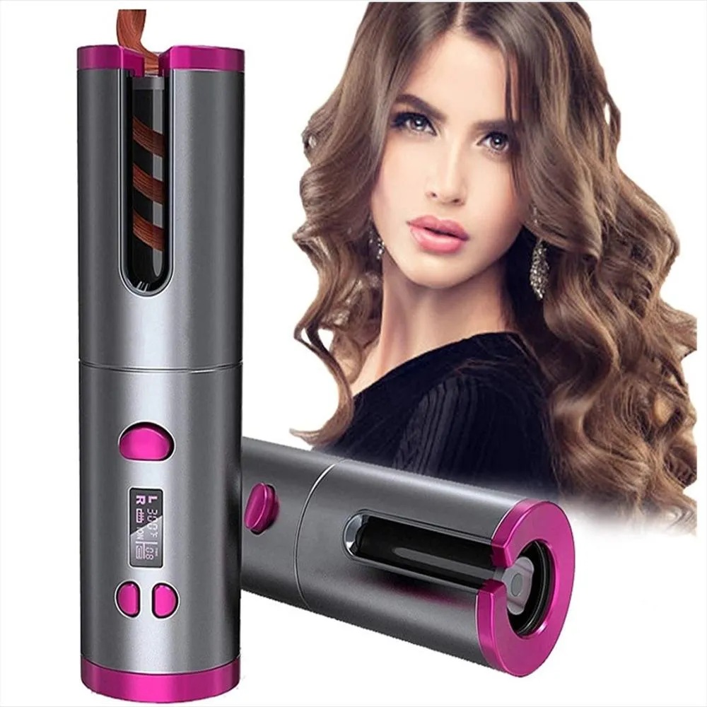 ONDULADOR RIZADOR DE TUBO ELECTRICO PROFESIONAL CORDLESS