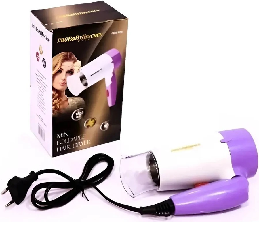 SECADOR DE CABELLO BABYLISS VIAJERO MINI COCO PRO-888