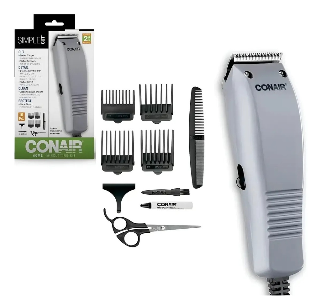 PELUQUERA SIMPLE CUT 10 PCS CONAIR HC90RGB
