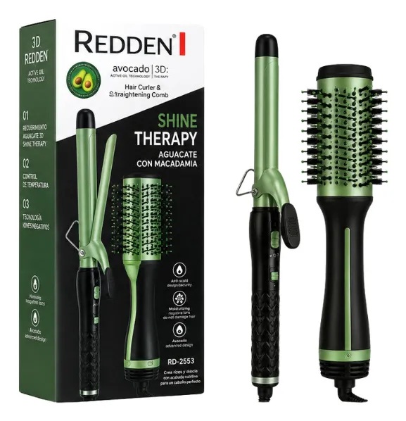 COMBO PINZA DE CABELLO Y CEPILLO SECADOR REMILNGTON RE-2502