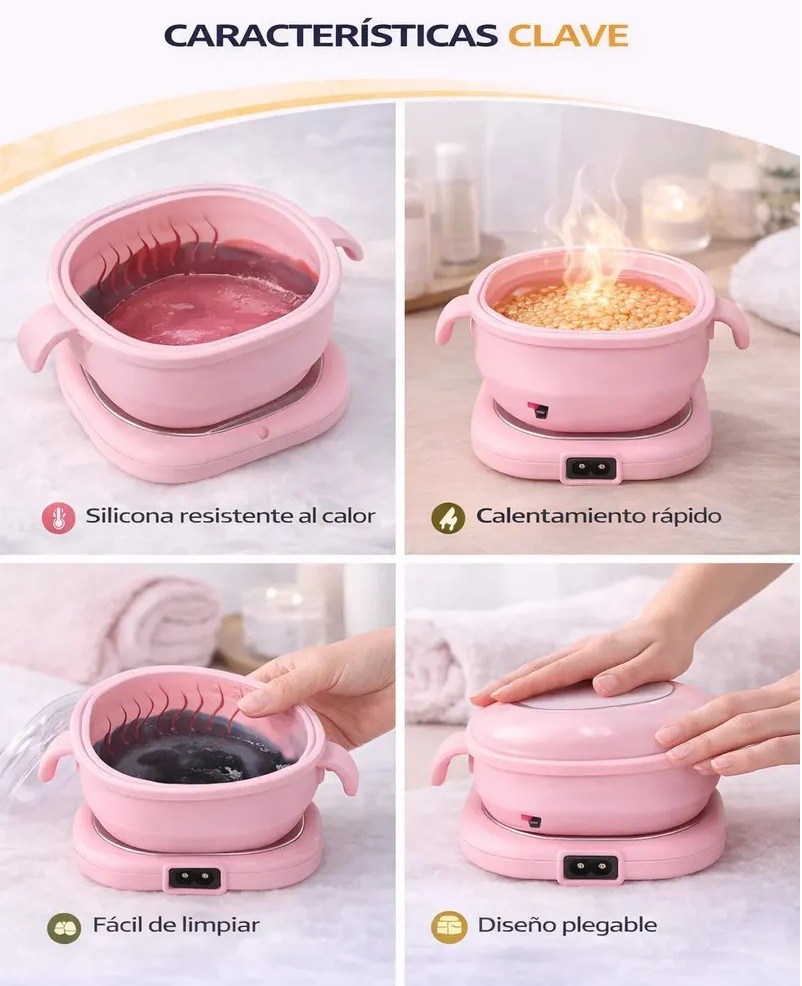 OLLA DE CERA PLEGABLE