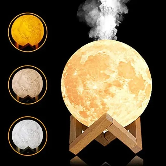 LAMPARA LUNA HUMIDIFICADOR 3D