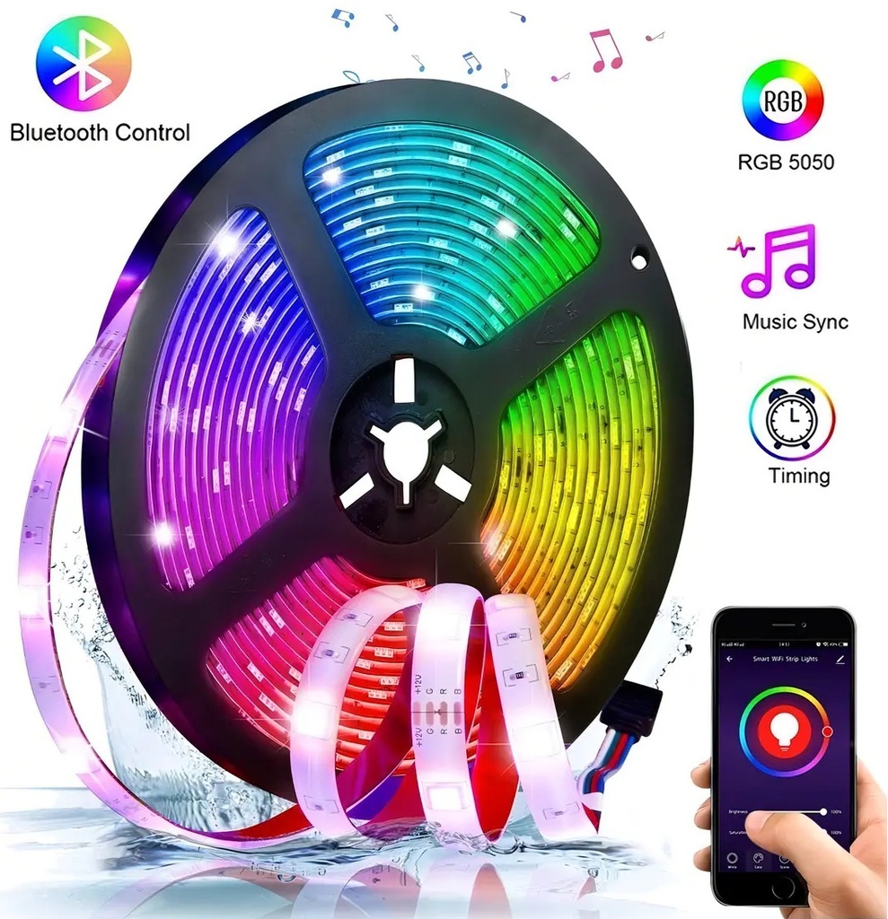 CINTA LED BLUETOOTH RITMICA 5V-5M