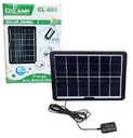 LAMPARA EXTERIORES PANEL SOLAR CL680 CCLAMP