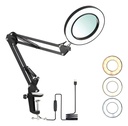 LAMPARA LED CON BRAZO TIPO LUPA DE ESCRITORIO