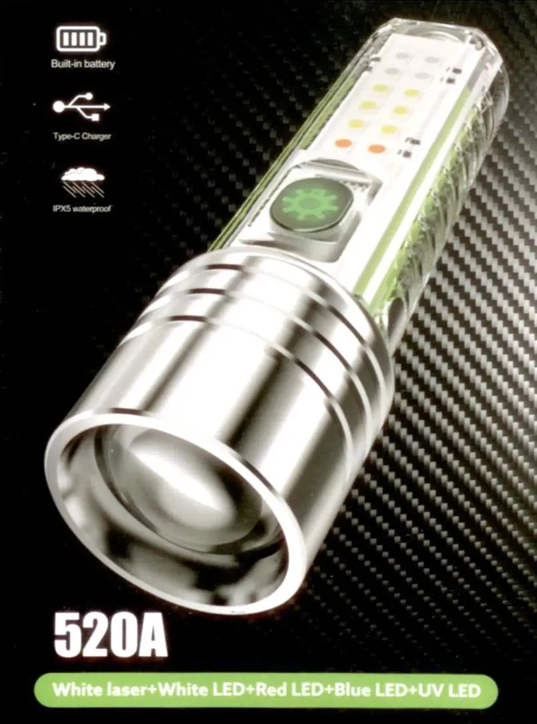 LINTERNA RECARGABLE 520A