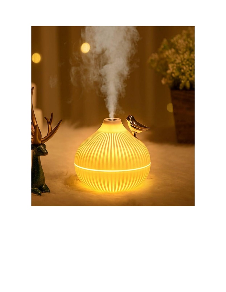 HUMIDIFICADOR OVALO PAJARO LED
