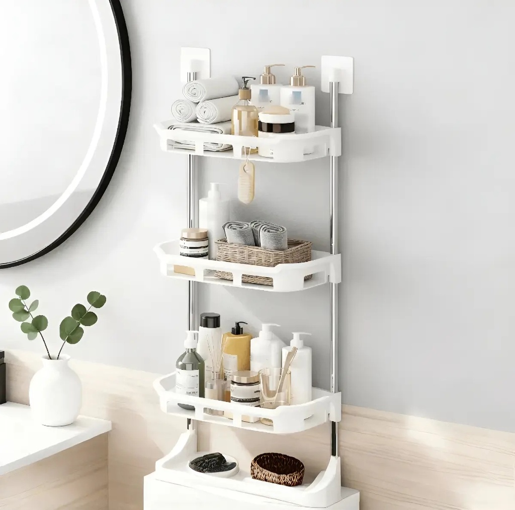 ORGANIZADOR DE BAÑO PLASTICO 3 NIVELES 8818-3