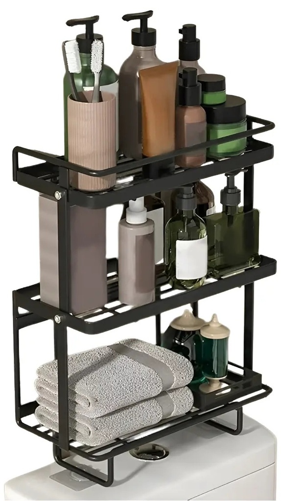 ORGANIZADOR DE BANO METALICO 3 NIVELES 2063