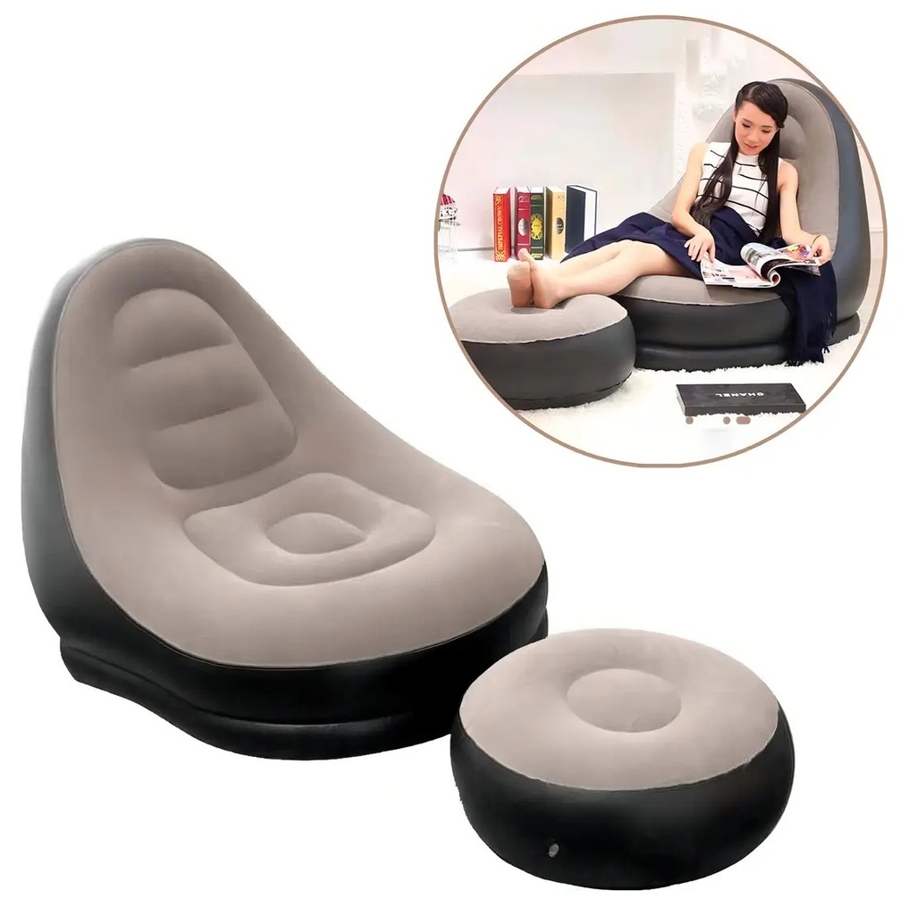 SILLON INFLABLE PLEGABLE 2 PIEZAS