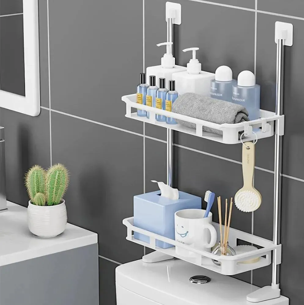 ORGANIZADOR DE BAÑO 2 NIVELES METALICO  RJ-11-2