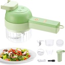 CORTADOR DE VERDURAS ELECTRICO 4 EN 1 FOOD CHOPPER
