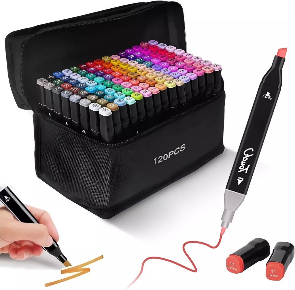 SET DE MARCADORES 120 PCS