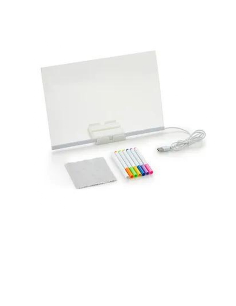 TABLERO LED ACRILICO ILUMINADO 30X20CM