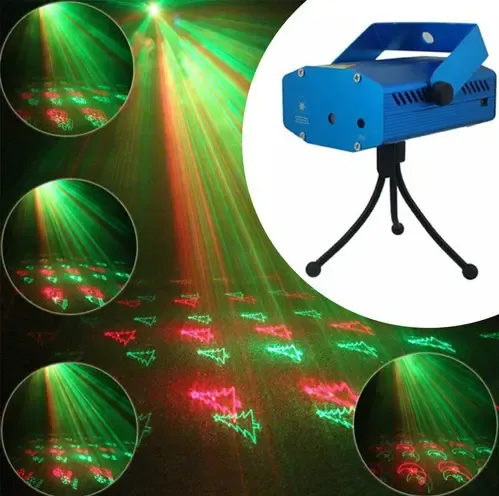 MINI PROYECTOR HOLOGRÀFICO LUCES LED YO-802