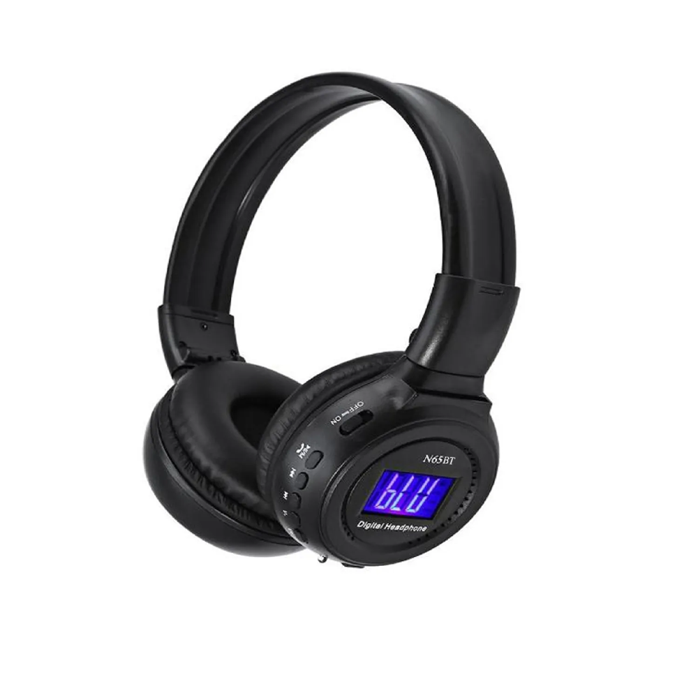 AUDIFONOS DIADEMA N65 CON PANTALLA