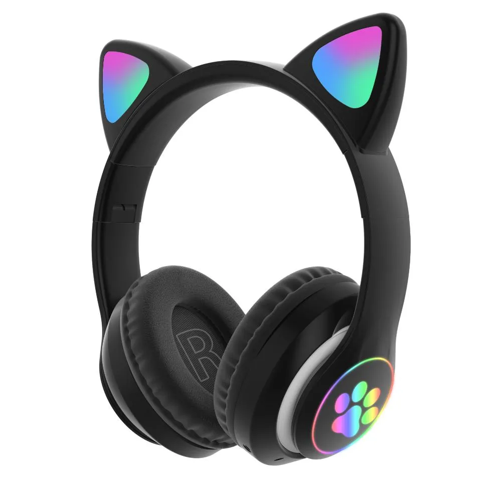 AUDIFONOS DIADEMA OREJAS DE GATO 203