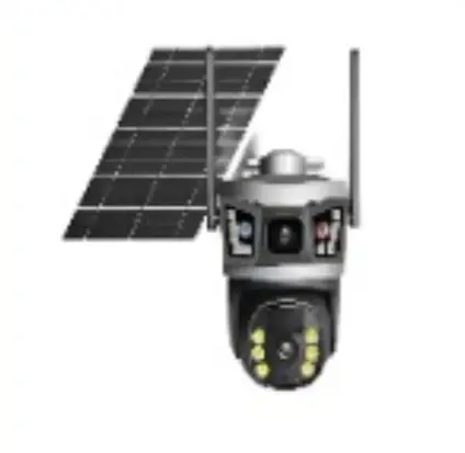 CAMARA SOLAR 2 LENTES CON ALARMA V380