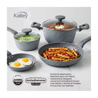 JUEGO DE OLLAS KALLEY 6 PIEZAS K-JOAF