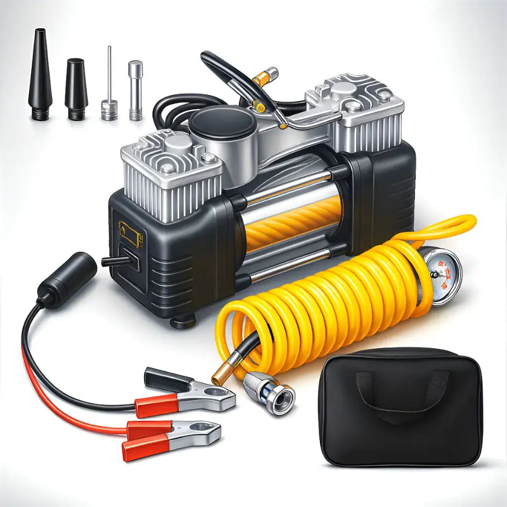 COMPRESOR DE AIRE PARA CARRO DOBLE 4X4