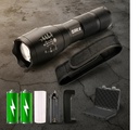 LINTERNA TACTICA ULTRA POTENTE LED RECARGALE 15000 LUMENS