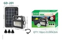 LAMPARA CON PANEL SOLAR 500W GD201