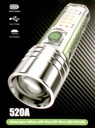 LINTERNA RECARGABLE 520A