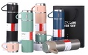 TERMO PORTATIL EN ACERO INOXIDABLE VACUUM 500ML 3 TAZAS