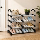 ORGANIZADOR DE ZAPATOS DOBLE 4 PISOS