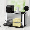 ORGANIZADOR CUBIERTOS CON DISPENSADOR JABON BY-886