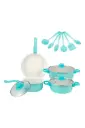JUEGO DE OLLAS Y UTENSILIOS DE COCINA 13 PCS RWCW-9713
