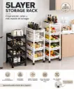 ORGANIZADOR COCINA 5 NIVELES CON RUEDAS